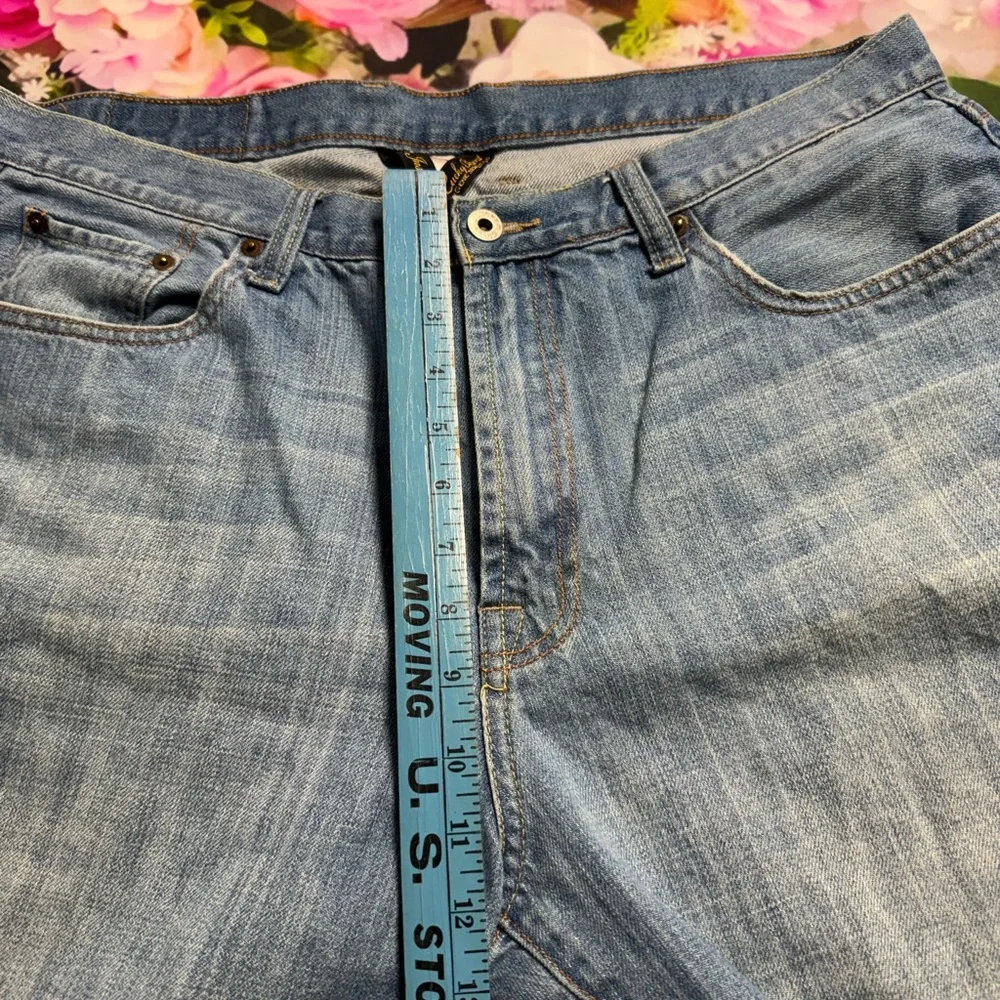 Lucky Brand Men's Mid Blue Straight Jeans